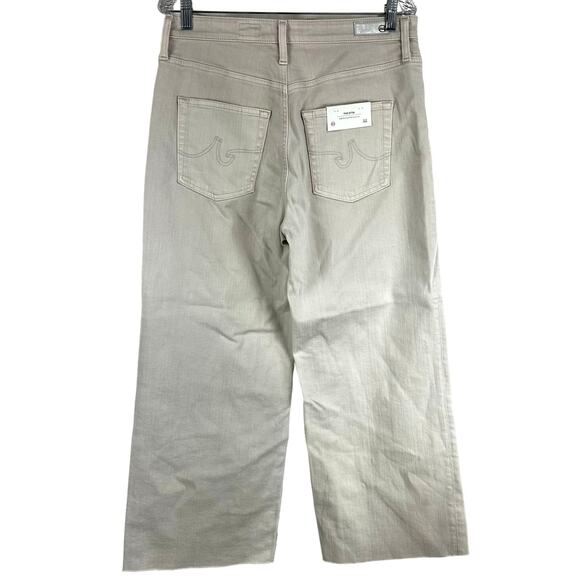 AG Adriano Goldschmied NWT The Etta High Waist Crop Raw Hem Jeans Size 32R - Picture 3 of 11